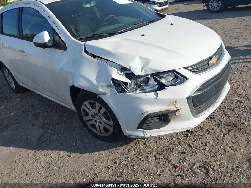 2017 CHEVROLET SONIC VIN: 1G1JG6SH2H4166023