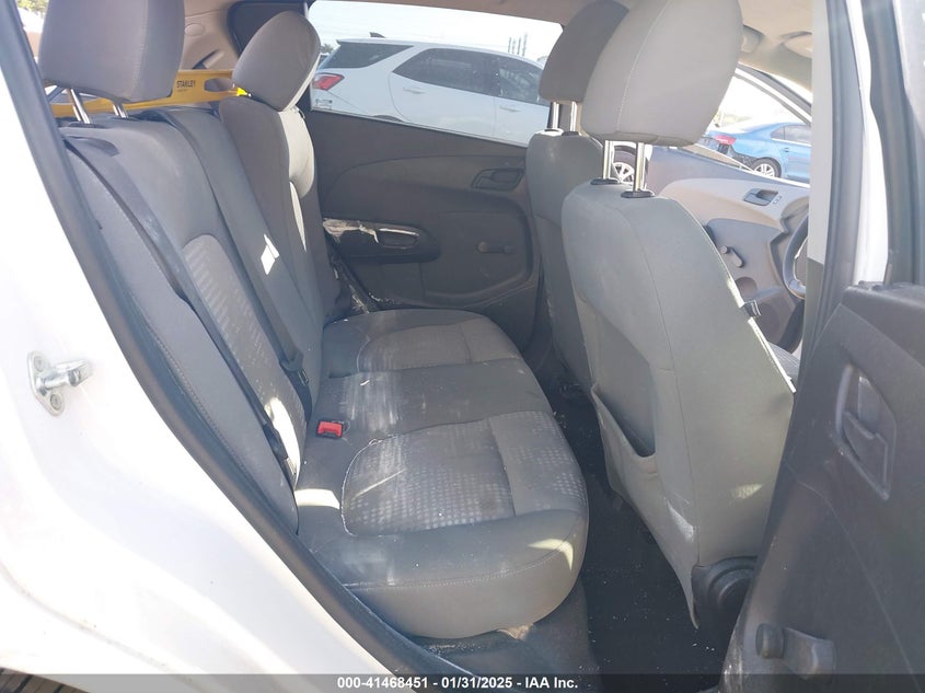 2017 CHEVROLET SONIC VIN: 1G1JG6SH2H4166023