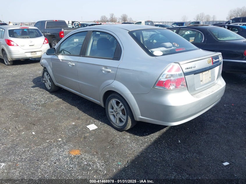 2011 CHEVROLET AVEO VIN: KL1TD5DE8BB218206