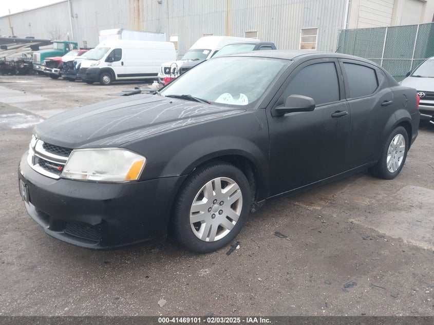 2012 DODGE AVENGER VIN: 1C3CDZAB5CN293962