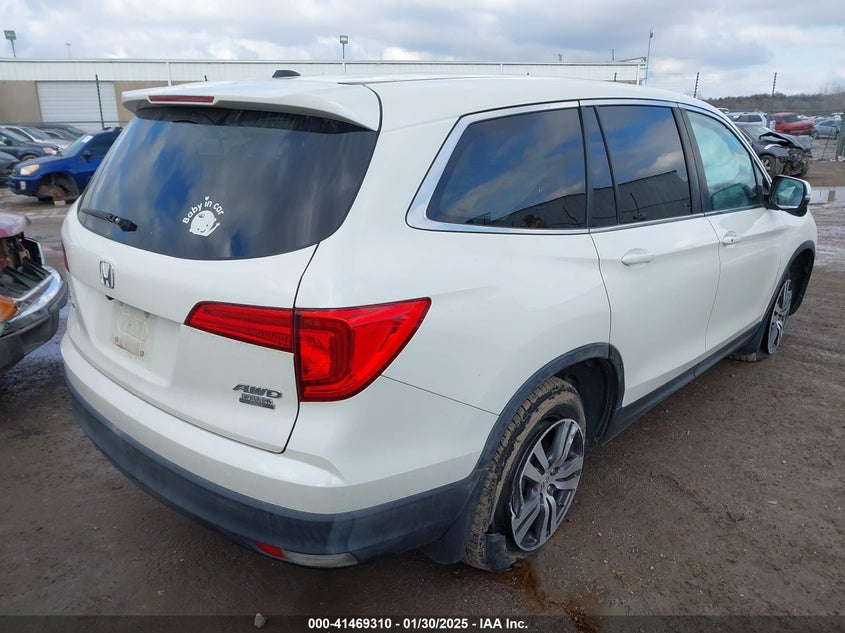 2016 HONDA PILOT EX-L - 5FNYF6H54GB057429