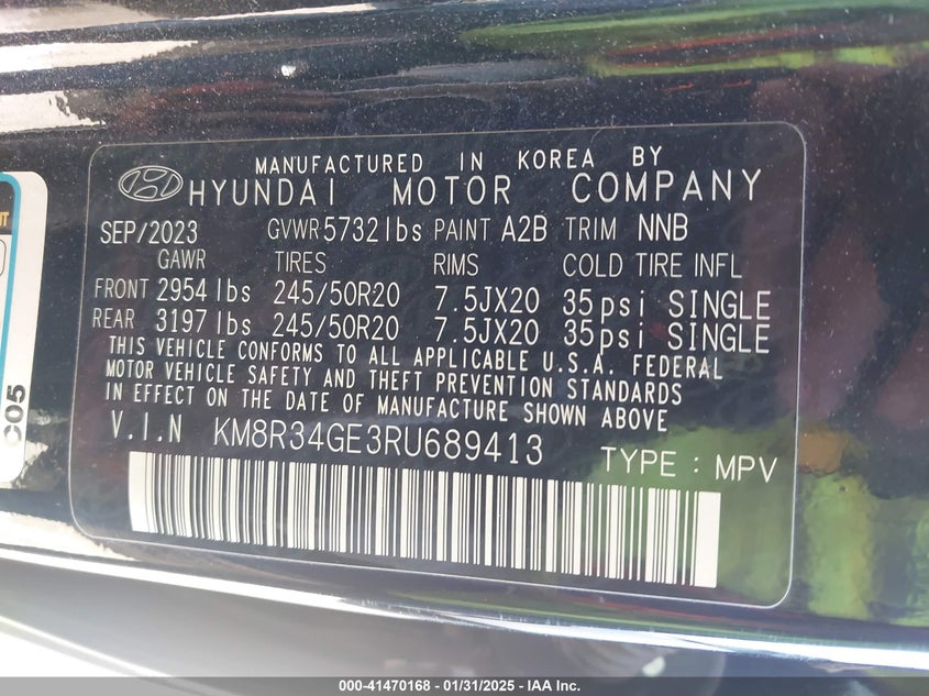 2024 HYUNDAI PALISADE XRT - KM8R34GE3RU689413