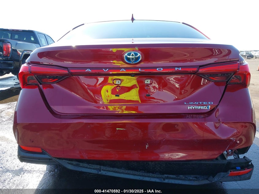 2019 TOYOTA AVALON HYBRID VIN: 4T1B21FB8KU010221