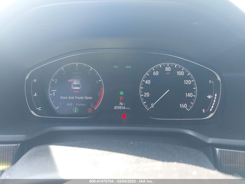 2020 HONDA ACCORD VIN: 1HGCV1F31LA110092