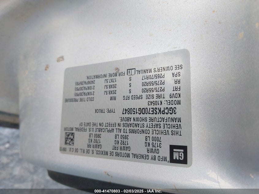 2013 CHEVROLET SILVERADO 1500 LT - 3GCPKSE70DG150847