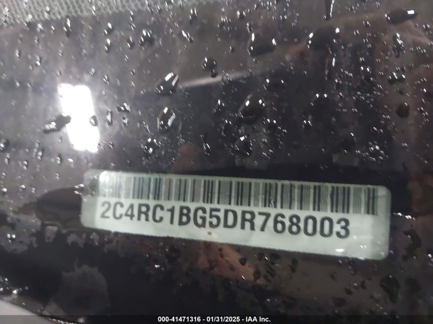 2013 Chrysler Town & Country Touring VIN: 2C4RC1BG5DR768003 Lot: 41471316