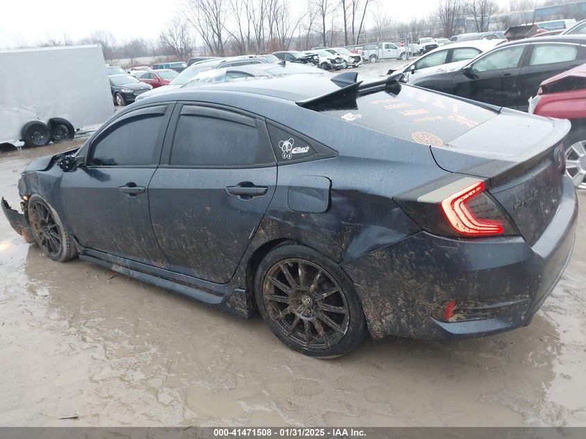 2018 HONDA CIVIC VIN: 19XFC1E3XJE003880