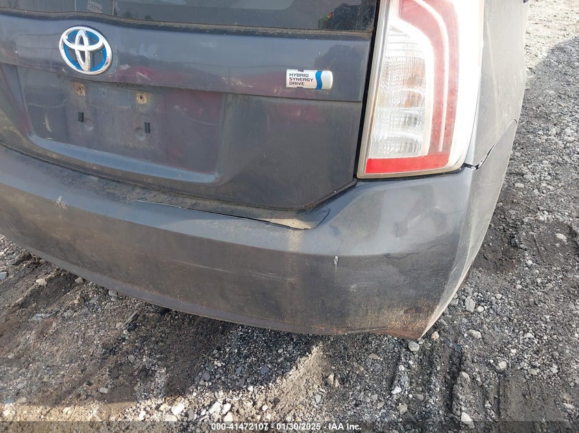 2012 TOYOTA PRIUS VIN: JTDKN3DU8C1554863