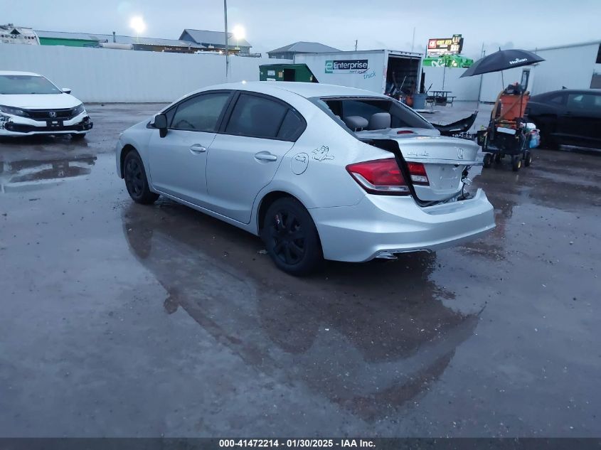 VIN 19XFB2F52DE093300 2013 HONDA CIVIC no.3