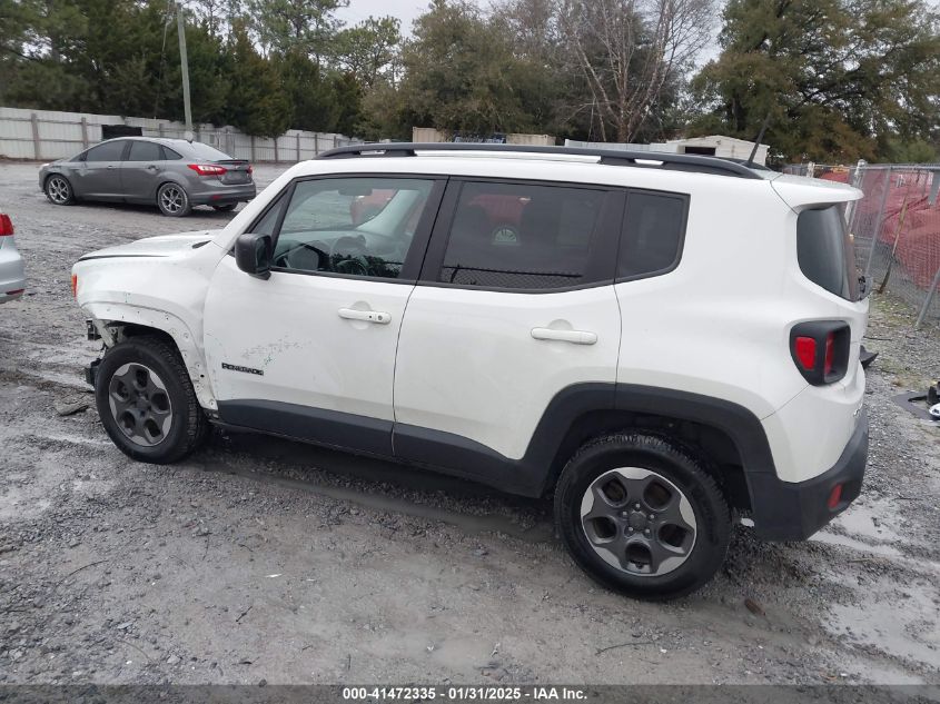 2017 Jeep Renegade Sport 4X4 VIN: ZACCJBAB9HPG14220 Lot: 41472335