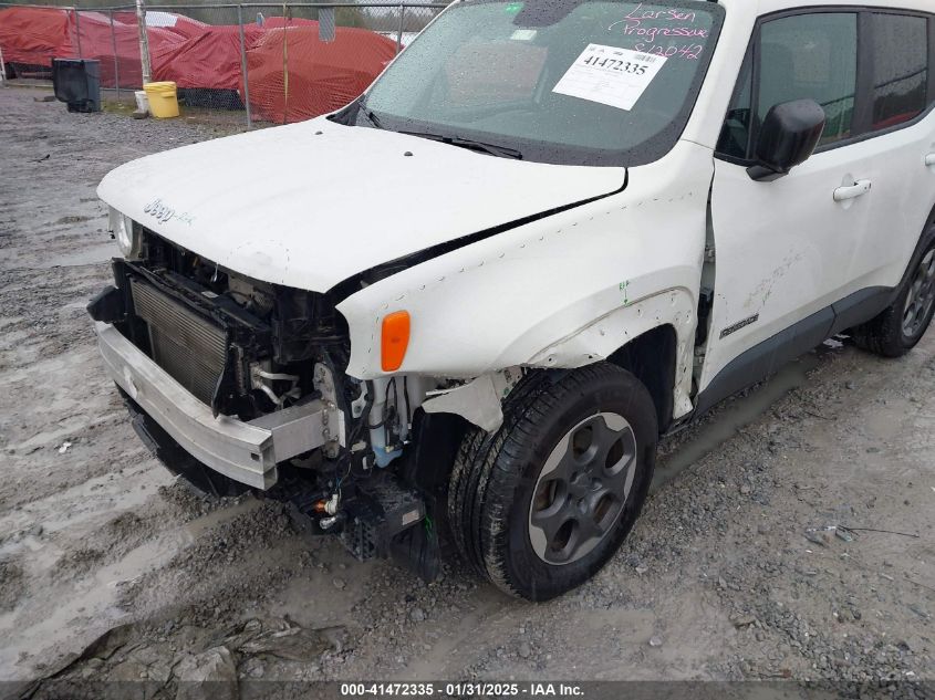 2017 Jeep Renegade Sport 4X4 VIN: ZACCJBAB9HPG14220 Lot: 41472335
