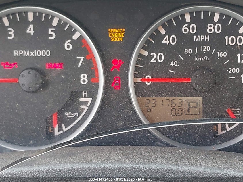 2008 NISSAN FRONTIER VIN: 1N6AD09UX8C442449