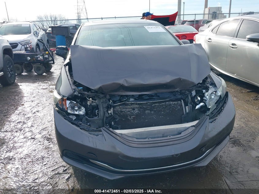 2013 HONDA CIVIC VIN: 19XFB2F84DE064987