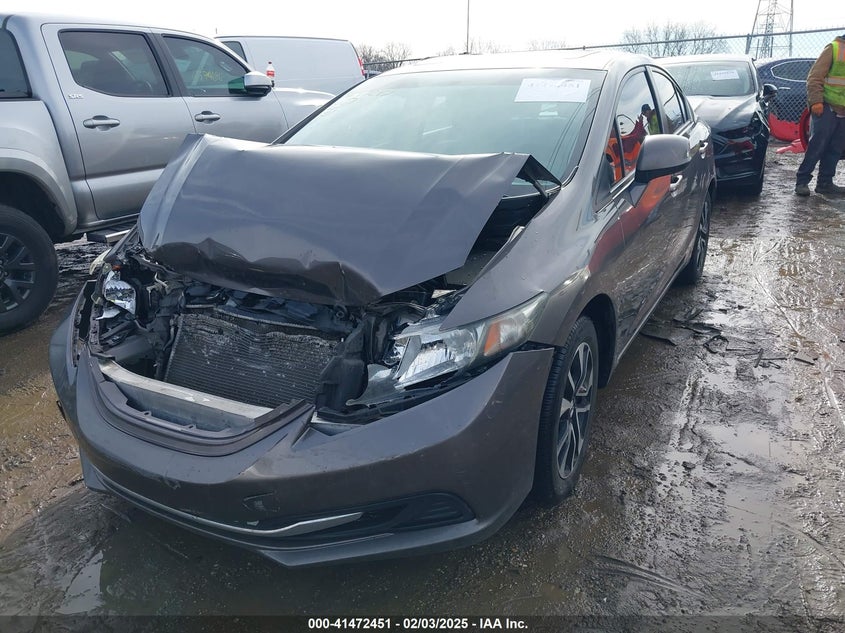 2013 HONDA CIVIC VIN: 19XFB2F84DE064987