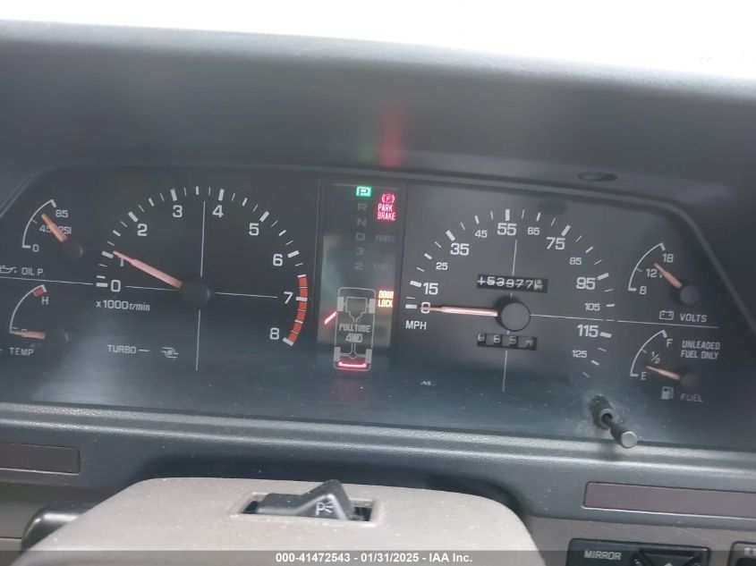 1989 Subaru Gl 4Wd VIN: JF2AN53B4KH421760 Lot: 41472543