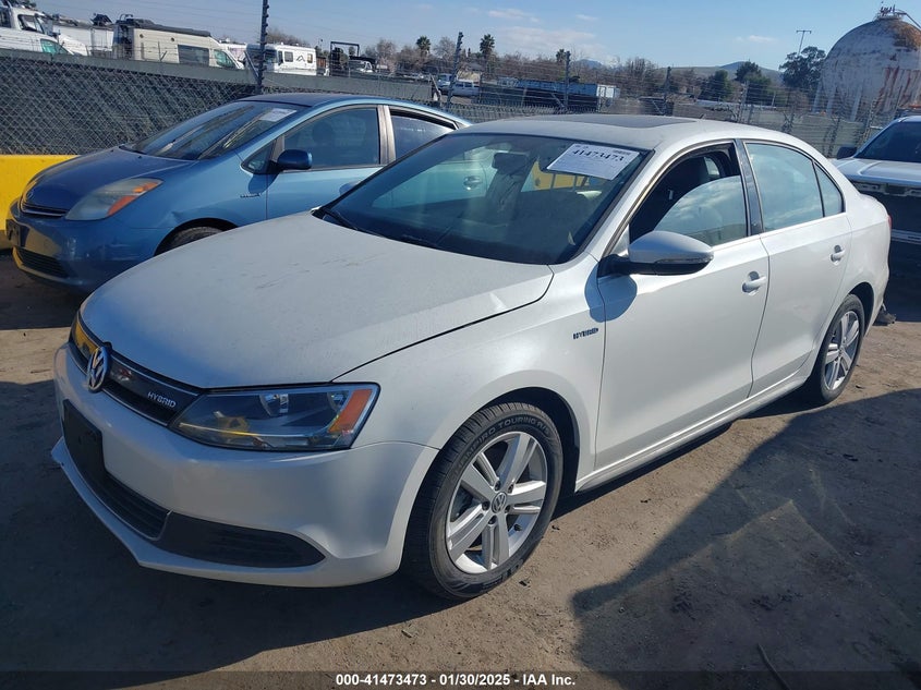 2013 VOLKSWAGEN JETTA HYBRID VIN: 3VW637AJXDM282598