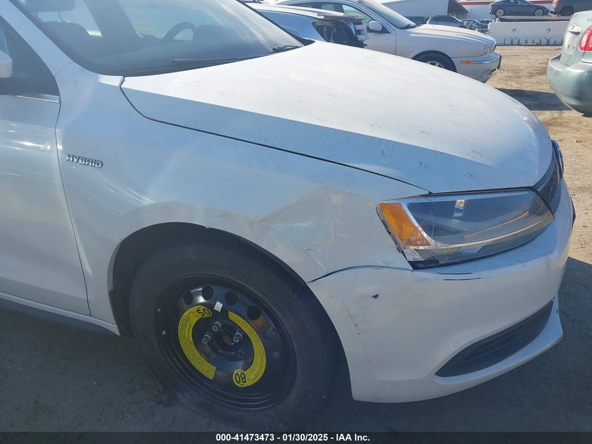 2013 VOLKSWAGEN JETTA HYBRID VIN: 3VW637AJXDM282598