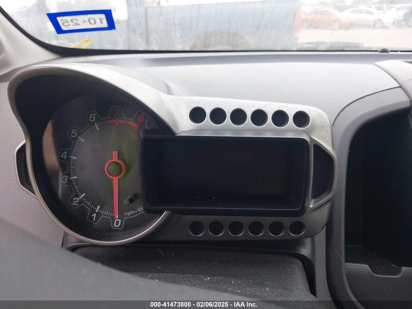 2012 CHEVROLET SONIC VIN: 1G1JA5SH5C4169762