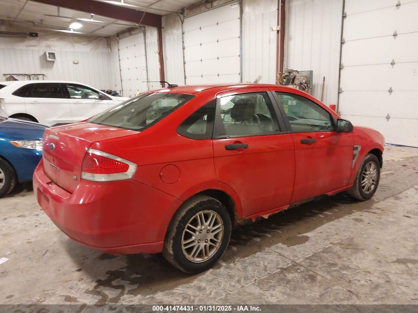 2008 FORD FOCUS VIN: 1FAHP35N48W132911