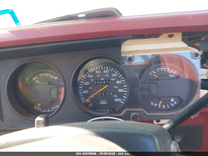 1991 Dodge D-Series D150 VIN: 1B7HE16Y4MS238533 Lot: 41474506