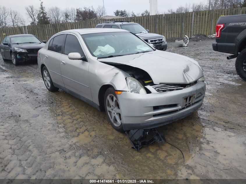 2004 Infiniti G35 VIN: JNKCV51E44MB12429 Lot: 41474561