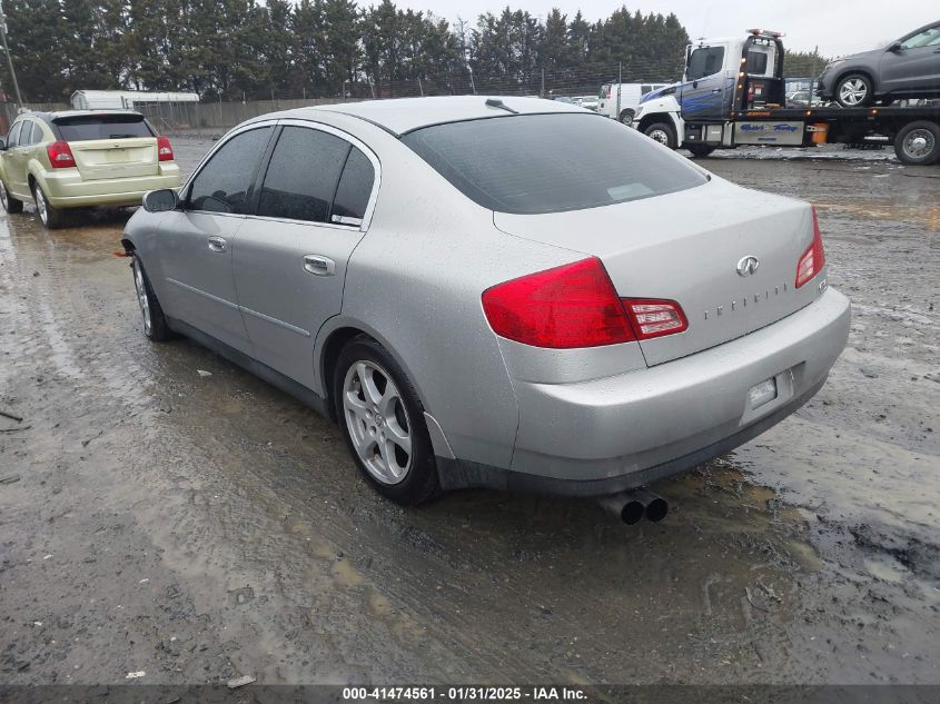2004 Infiniti G35 VIN: JNKCV51E44MB12429 Lot: 41474561