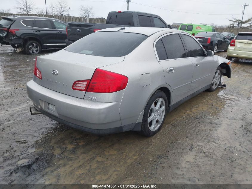 2004 Infiniti G35 VIN: JNKCV51E44MB12429 Lot: 41474561