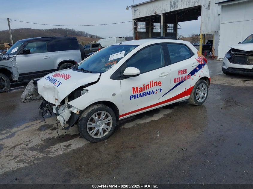 2014 MAZDA MAZDA2 VIN: JM1DE1KY5E0184998