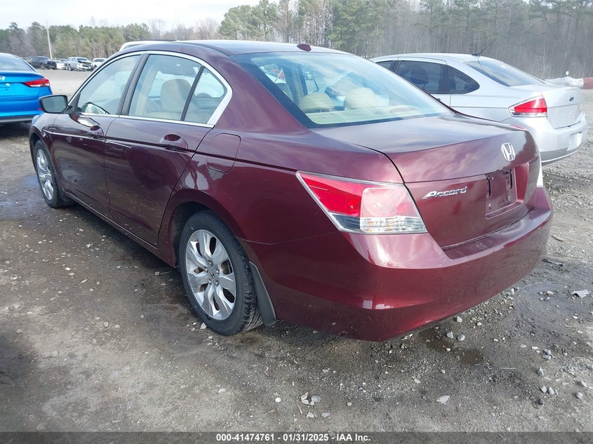 2008 HONDA ACCORD VIN: 1HGCP26888A126051
