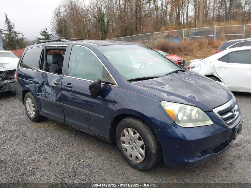 2007 Honda Odyssey Lx VIN: 5FNRL38207B135626 Lot: 43371161