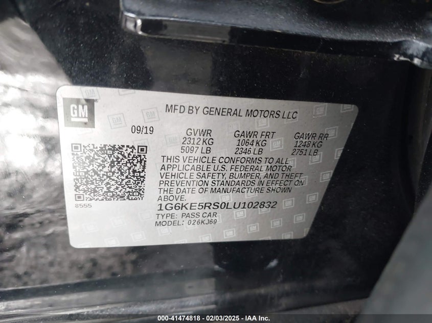 2020 CADILLAC CT6 AWD PREMIUM LUXURY - 1G6KE5RS0LU102832