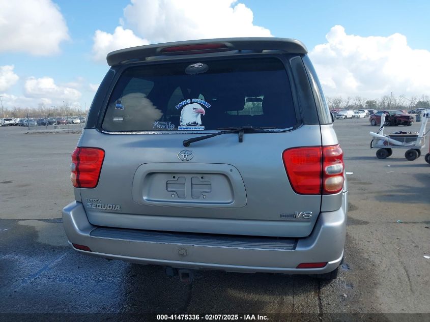 2004 Toyota Sequoia Sr5 V8 VIN: 5TDZT34A34S210081 Lot: 41475336