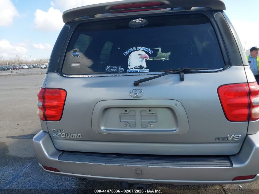 2004 Toyota Sequoia Sr5 V8 VIN: 5TDZT34A34S210081 Lot: 41475336
