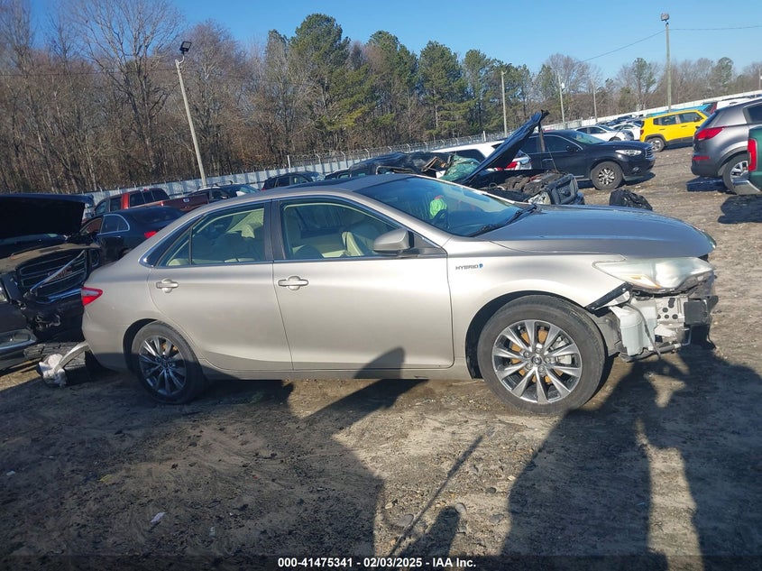 2016 TOYOTA CAMRY HYBRID XLE - 4T1BD1FK0GU182518