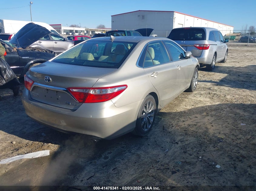2016 TOYOTA CAMRY HYBRID XLE - 4T1BD1FK0GU182518