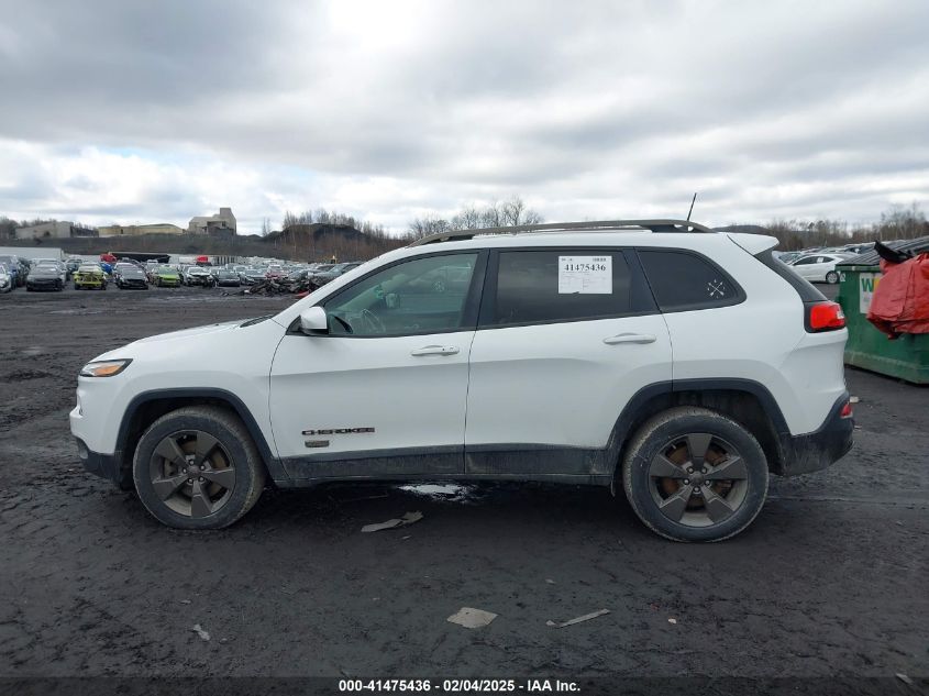 2016 Jeep Cherokee 75Th Anniversary VIN: 1C4PJMCB8GW282752 Lot: 41475436
