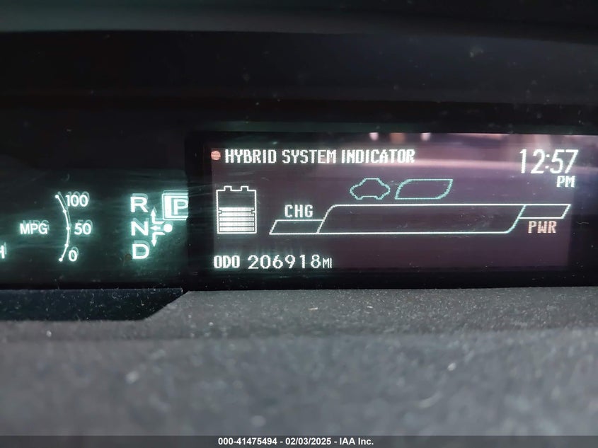 2012 TOYOTA PRIUS VIN: JTDKN3DU2C5443573