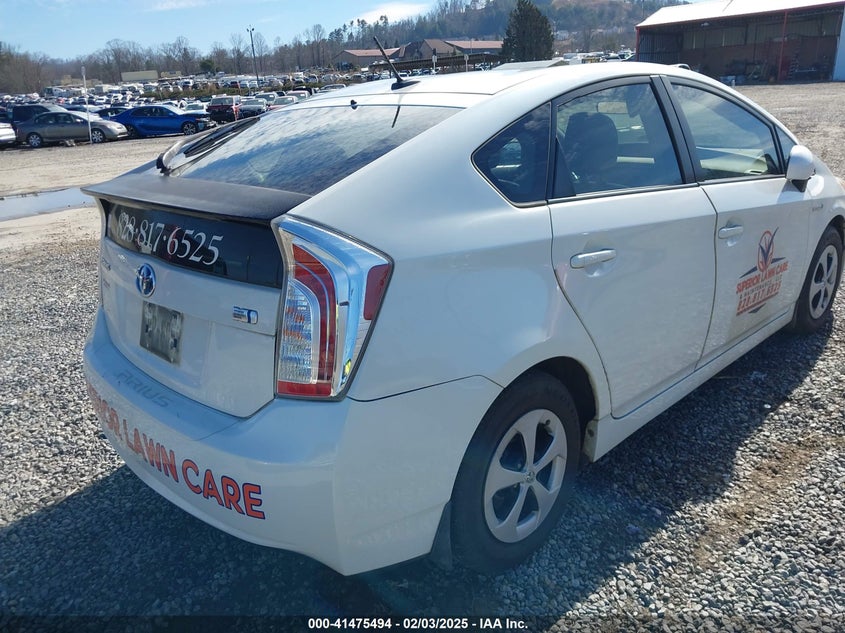 2012 TOYOTA PRIUS VIN: JTDKN3DU2C5443573