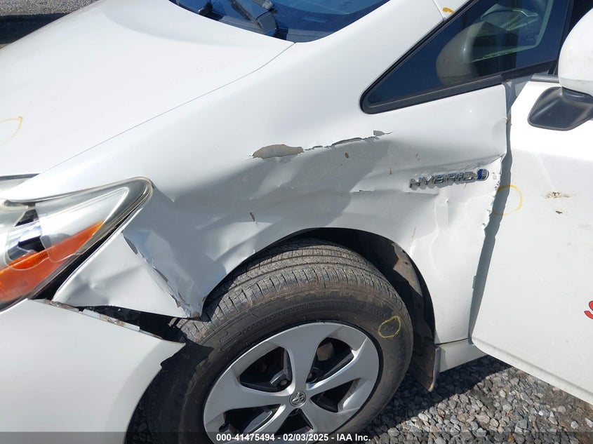 2012 TOYOTA PRIUS VIN: JTDKN3DU2C5443573