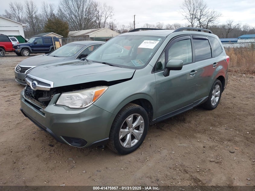 2015 SUBARU FORESTER 2.5I PREMIUM - JF2SJADC4FH434045