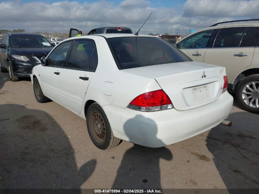 2006 Mitsubishi Lancer VIN: JA3AJ26E06WD33094 Lot: 41475994