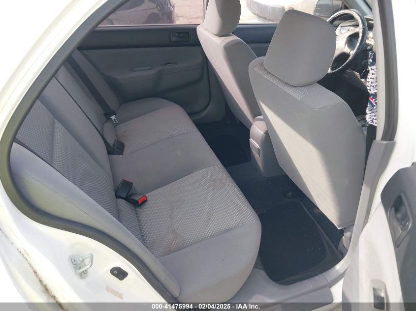 2006 Mitsubishi Lancer VIN: JA3AJ26E06WD33094 Lot: 41475994