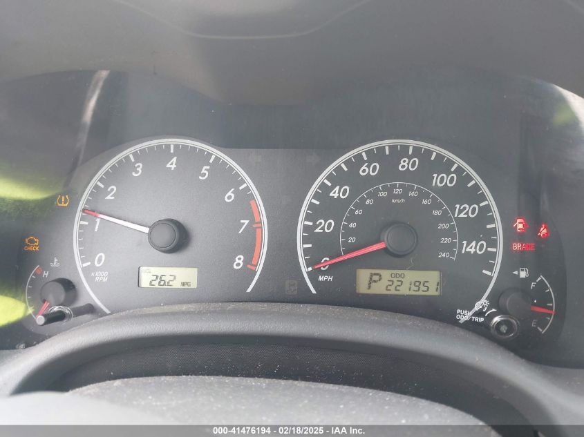 2009 Toyota Corolla Le VIN: 1NXBU40E49Z073258 Lot: 41476194