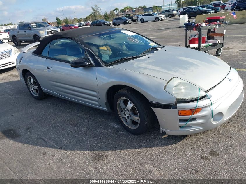 4A3AE45G33E077839 MITSUBISHI ECLIPSE SPYDER Photo 1