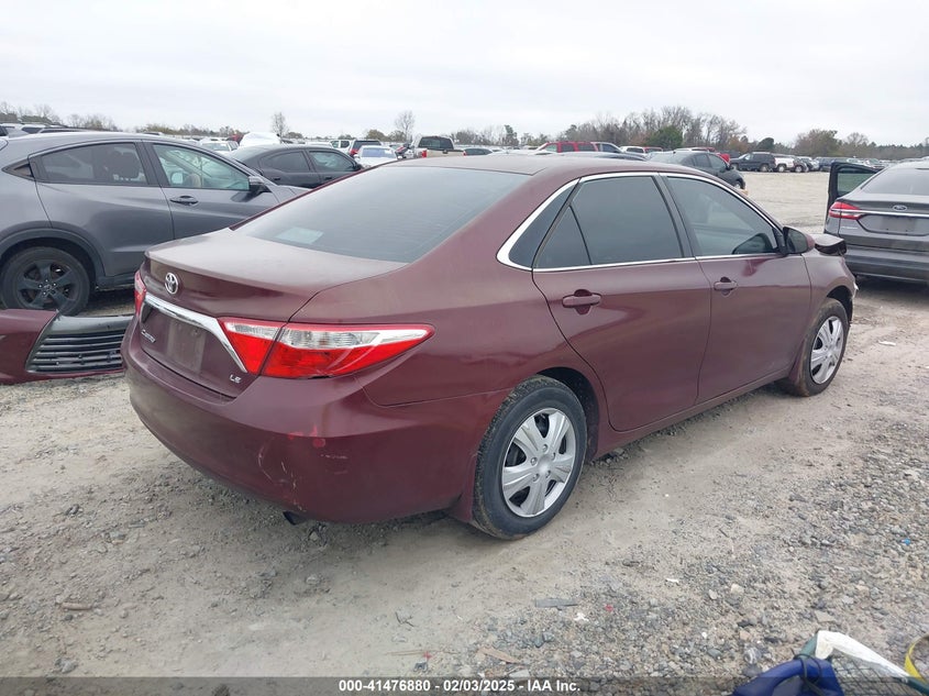 2015 TOYOTA CAMRY LE - 4T1BF1FK2FU983198