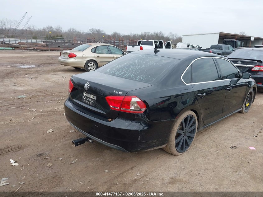 2013 VOLKSWAGEN PASSAT VIN: 1VWBN7A39DC069976