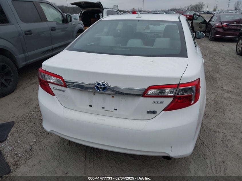2012 TOYOTA CAMRY HYBRID VIN: 4T1BD1FK0CU038820