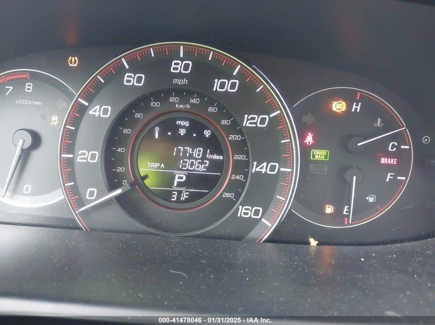 2014 HONDA ACCORD VIN: 1HGCR2F58EA186164