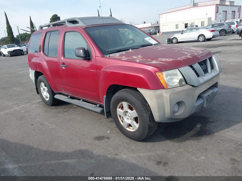 2008 NISSAN XTERRA VIN: 5N1AN08U18C504852