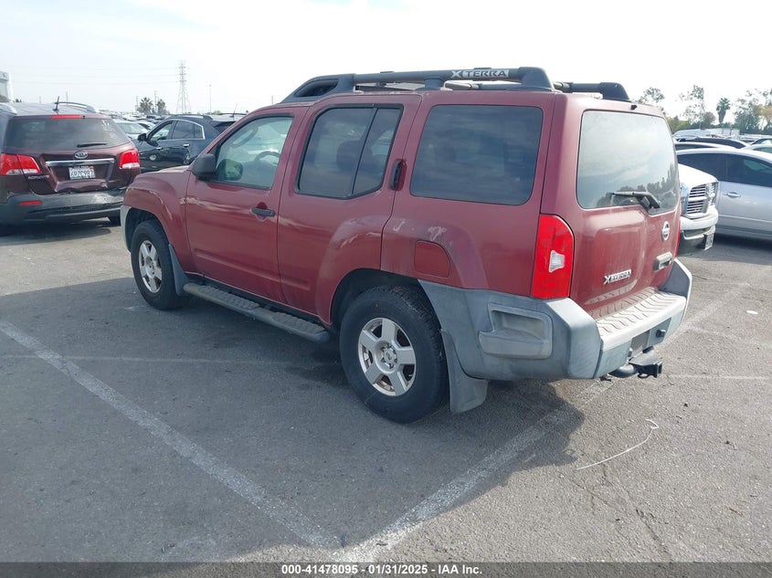 2008 NISSAN XTERRA VIN: 5N1AN08U18C504852